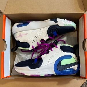 Nike Air Zoom Crossover 2 Youth Shoes - Purple, Blue, White